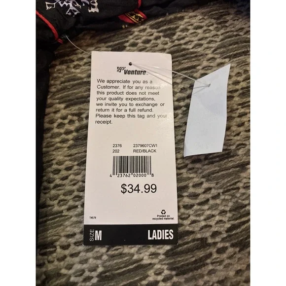 Active Elements Vintage 80s Windbreaker Jacket Women's Ugly Christmas Size M NWT - Picture 10 of 11